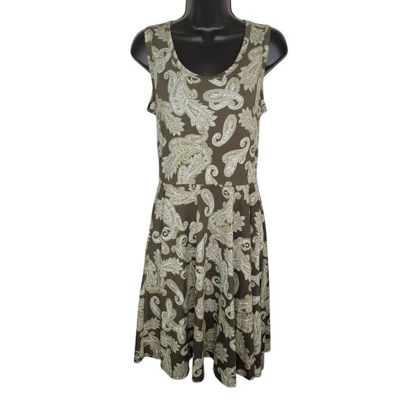 Lularoe Niki Paisley Tank Dress Size Medium - Picture 1 of 6